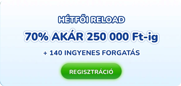 Kazeeno Casino hetfoi reload bonusz